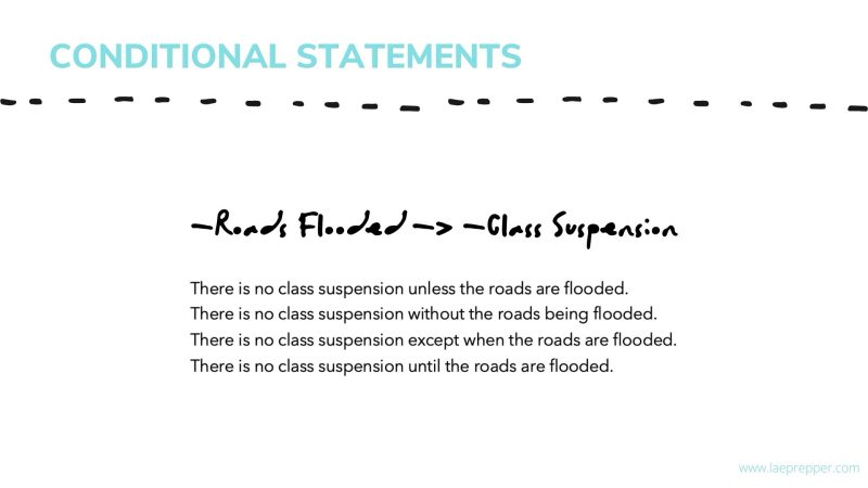 Guide to Conditional Statements - LAE Prepper