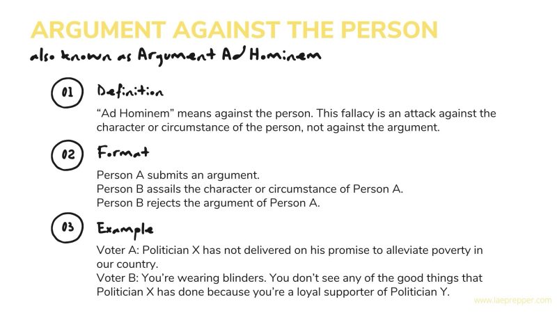 Guide to Fallacies - LAE Prepper