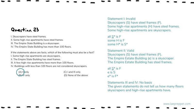 Guide to Logical Reasoning Questions - LAE Prepper